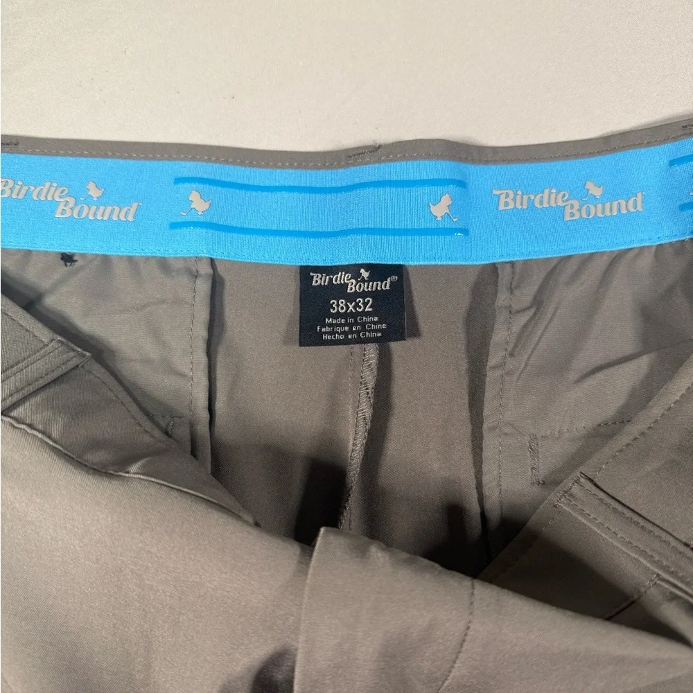 Birdie Bound 38x32 Gray Stretch Performance Golf Pants‎